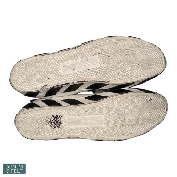 Off-White Vulcanized Logo Mid Top Sneakers‎ White Black Designer Streetwear main image 8